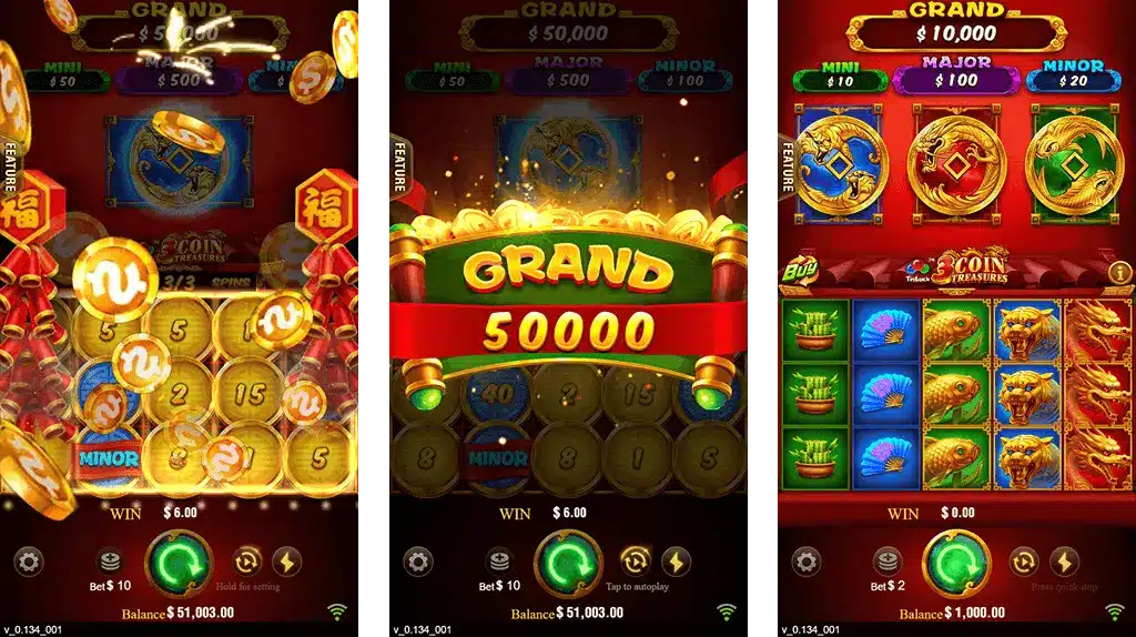 3 Coins 777Spin Bonus